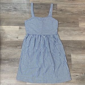 Loft Blue Stripe Sundress XS